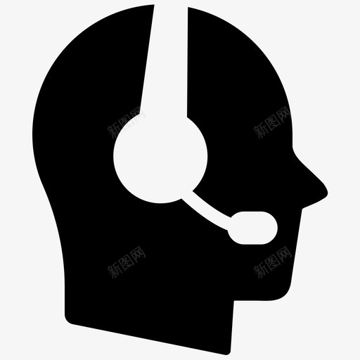 呼叫中心顾问客户服务图标svg_新图网 https://ixintu.com 保险 呼叫中心 客户支持 客户服务 技术支持 耳机 顾问