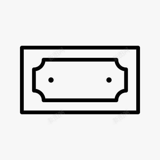 便笺货币行图标svg_新图网 https://ixintu.com 便笺 行图标 货币