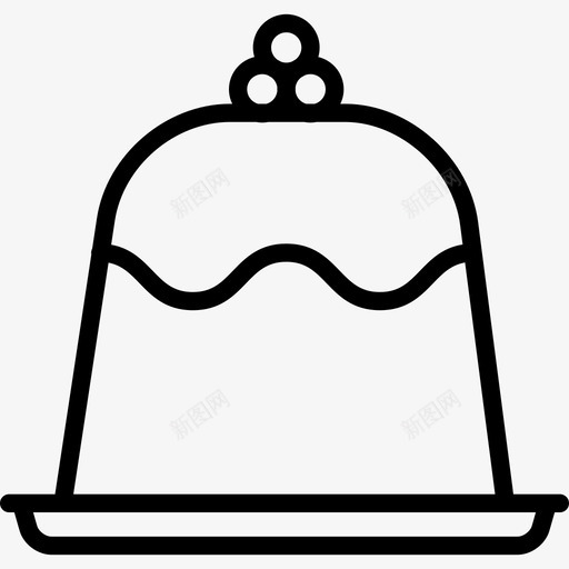 布丁圣诞76直系图标svg_新图网 https://ixintu.com 圣诞76 布丁 直系