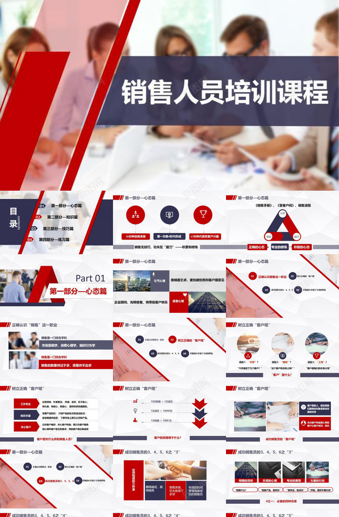 销售人员培训课件营销管理PPT模板_新图网 https://ixintu.com 人员培训 营销管理 课件 销售