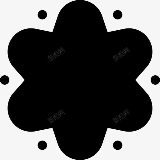 飞溅彩弹6填充图标svg_新图网 https://ixintu.com 填充 彩弹6 飞溅
