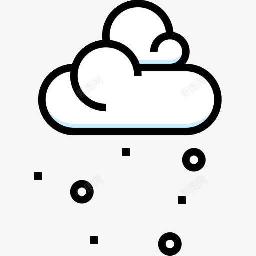 雪冬季21线性颜色图标svg_新图网 https://ixintu.com 冬季21 线性颜色 雪
