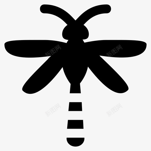 蜻蜓鹤蝇昆虫图标svg_新图网 https://ixintu.com 害虫 害虫控制雕文图标 昆虫 蜻蜓 长翅膀 鹤蝇