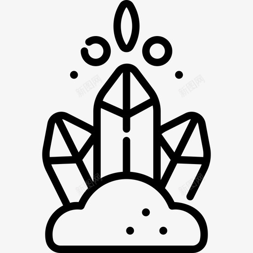 宝石波西米亚风格3直纹图标svg_新图网 https://ixintu.com 宝石 波西米亚风格3 直纹