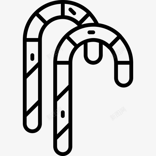 糖果糖圣诞101直系图标svg_新图网 https://ixintu.com 圣诞101 直系 糖果糖