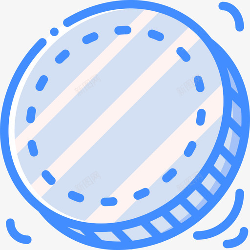 硬币商业152蓝色图标svg_新图网 https://ixintu.com 商业152 硬币 蓝色
