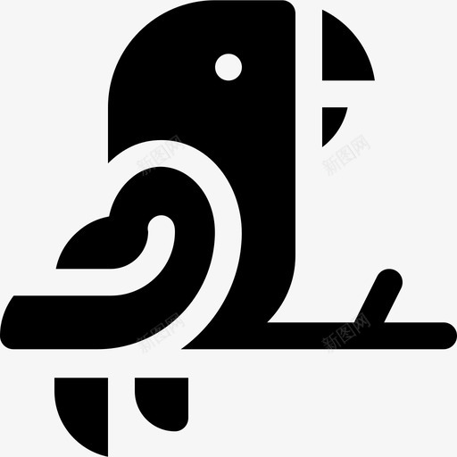 鹦鹉巴西嘉年华5填充图标svg_新图网 https://ixintu.com 填充 巴西嘉年华5 鹦鹉