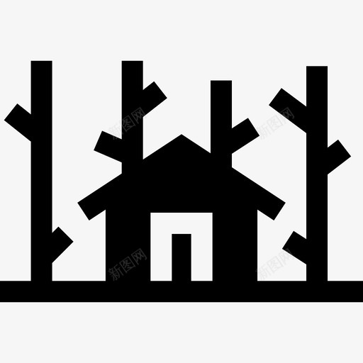房子北极6号装满了图标svg_新图网 https://ixintu.com 北极6号 房子 装满了