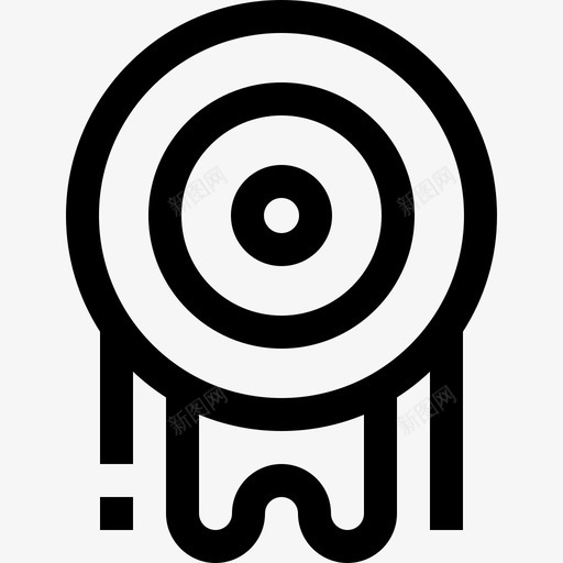 眼球万圣节47直系图标svg_新图网 https://ixintu.com 万圣节47 直系 眼球