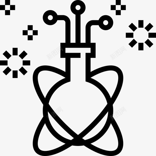 管茎2线形图标svg_新图网 https://ixintu.com 管 线形 茎2