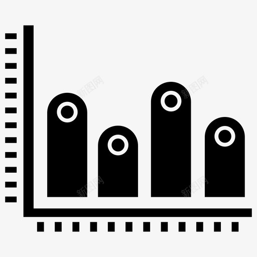 柱状图条形图图表应用程序图标svg_新图网 https://ixintu.com 信息图形矢量图标 图形表示 图表应用程序 条形图 柱状图