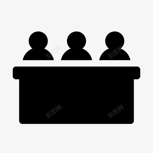 会议委员会陪审团图标svg_新图网 https://ixintu.com 2018年9月25日 会议 委员会 研讨会 陪审团