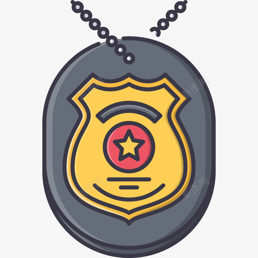 徽章法律6颜色图标svg_新图网 https://ixintu.com 徽章 法律6 颜色