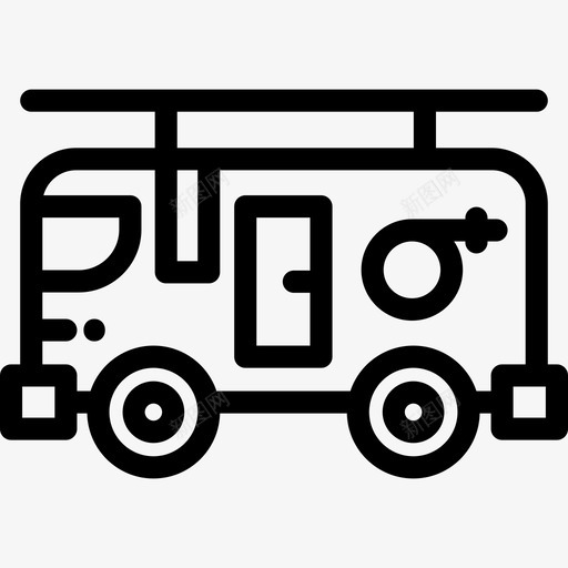 消防车自然灾害7线性图标svg_新图网 https://ixintu.com 消防车 线性 自然灾害7