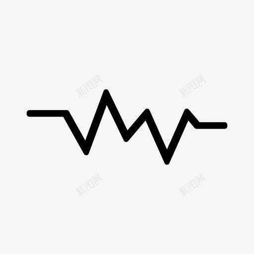 活动心跳监测图标svg_新图网 https://ixintu.com 心跳 活动 生命符 监测 脉搏