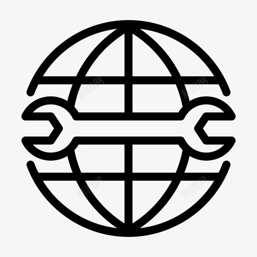 设置网络全球首选项图标svg_新图网 https://ixintu.com 全球 技术人员 营销搜索引擎优化 设置网络 首选项