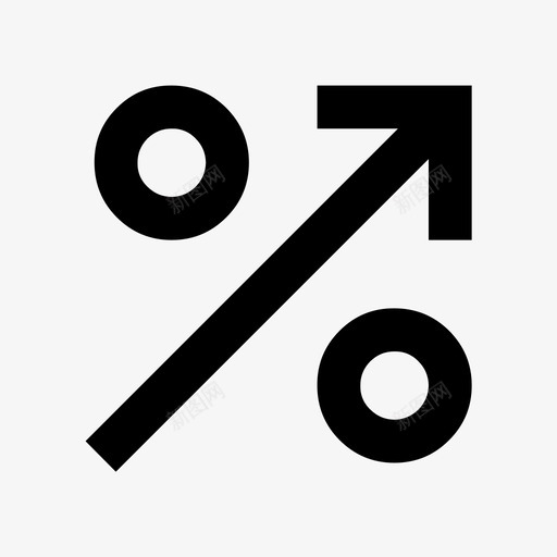 百分比数学百分比符号图标svg_新图网 https://ixintu.com 数学 百分比 百分比符号 销售额