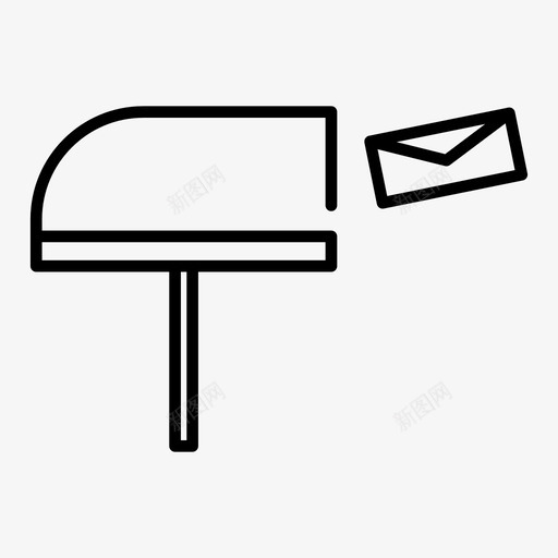 邮箱收件箱邮件图标svg_新图网 https://ixintu.com 发件箱 发送 开发 收件箱 网页设计 营销用户界面大纲 邮件 邮箱