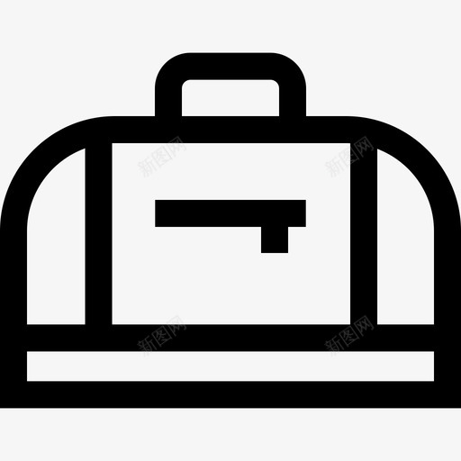 运动包健身器材8线性图标svg_新图网 https://ixintu.com 健身器材8 线性 运动包