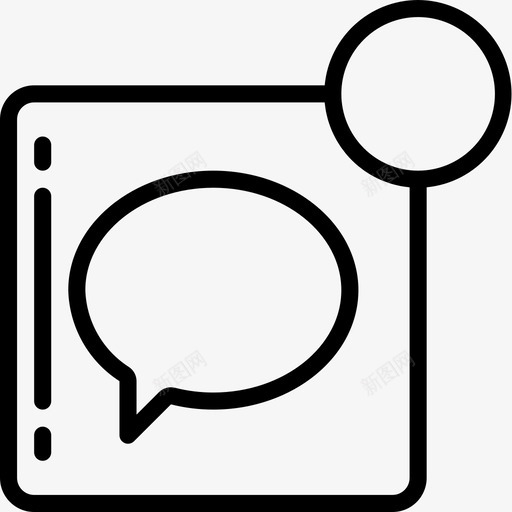 新消息消息通知图标svg_新图网 https://ixintu.com 新消息 消息 短信 要点 通知