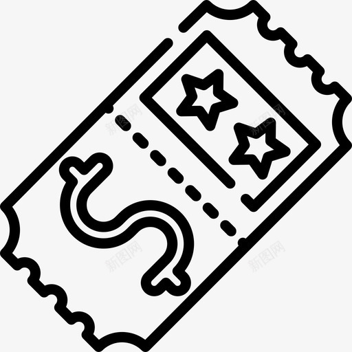 票公平2直线图标svg_新图网 https://ixintu.com 公平2 直线 票