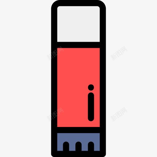 胶水棒文具111线颜色图标svg_新图网 https://ixintu.com 文具111 线颜色 胶水棒