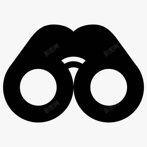 双筒望远镜野营户外图标svg_新图网 https://ixintu.com 双筒望远镜 户外 搜索 视野 野营 野营实心