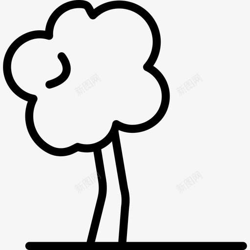 乔木生态学67线形图标svg_新图网 https://ixintu.com 乔木 生态学67 线形