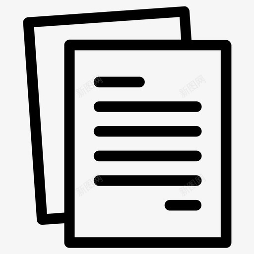 纸张文章文档图标svg_新图网 https://ixintu.com 文本 文档 文档纸张注释页面文件页 文章 纸张 页面