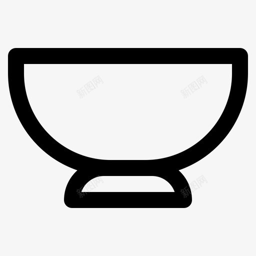 滤器碗厨房图标svg_新图网 https://ixintu.com 厨房 厨房设备 滤器 碗 筛子 过滤器