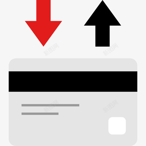 信用卡银行理财套票图标svg_新图网 https://ixintu.com 信用卡 套票 银行理财