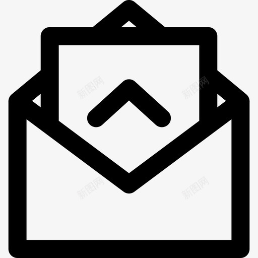 电子邮件接口44线性图标svg_新图网 https://ixintu.com 接口44 电子邮件 线性