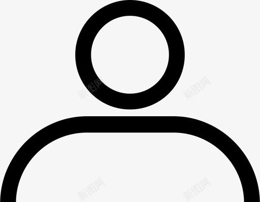 账户头像人图标svg_新图网 https://ixintu.com 个人资料 人 头像 用户 账户