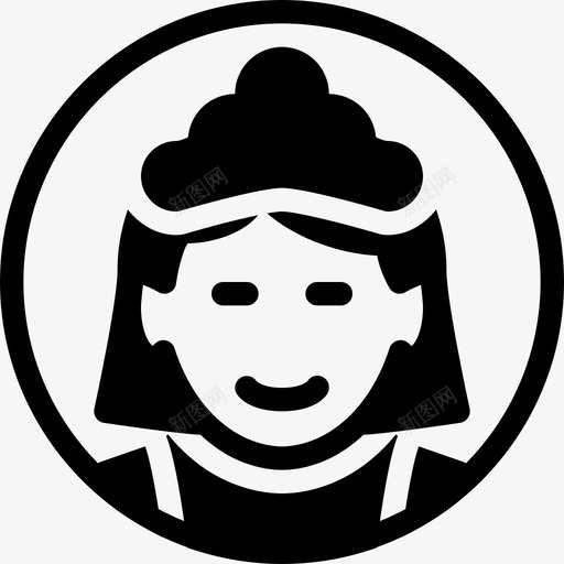 公主化身幻想图标svg_新图网 https://ixintu.com 公主 化身 化身固体图标 女性 幻想 王国