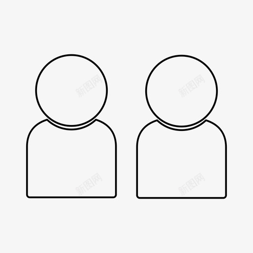 朋友伙伴一起图标svg_新图网 https://ixintu.com 一起 伙伴 朋友 用户