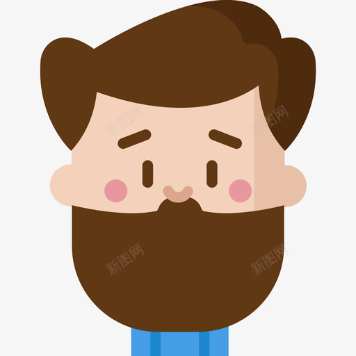 时髦阿凡达21扁平图标svg_新图网 https://ixintu.com 扁平 时髦 阿凡达21