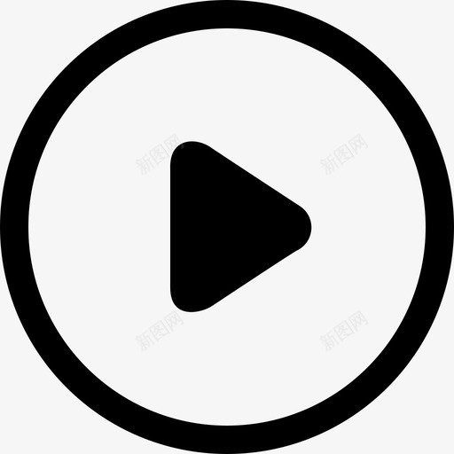 课程列表-播放svg_新图网 https://ixintu.com 课程列表-播放 play 拷贝 2