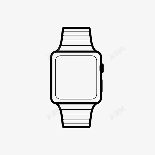 iwatchsvg_新图网 https://ixintu.com iwatch 线性 扁平 简约