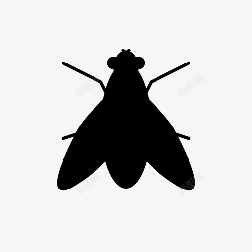 苍蝇大眼睛小昆虫图标svg_新图网 https://ixintu.com 大眼睛 小昆虫 小翅膀 苍蝇