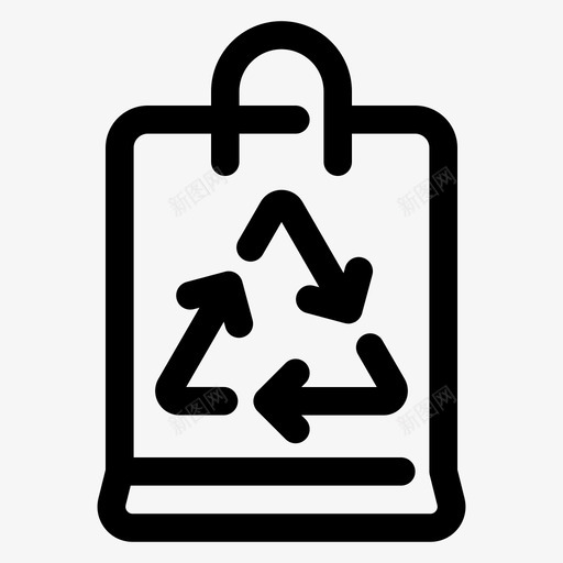 可回收包装包装产品图标svg_新图网 https://ixintu.com 产品 包装 可回收 可回收包装 绿色世界