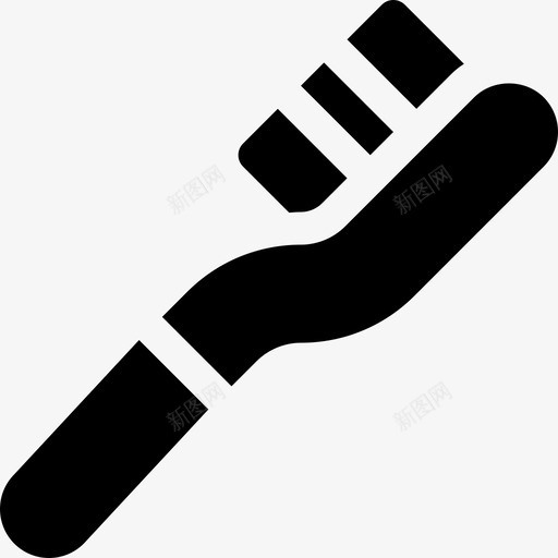 牙刷医疗器械6填充型图标svg_新图网 https://ixintu.com 医疗器械6 填充型 牙刷