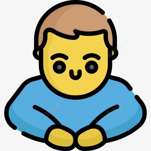 伙计whatsapp笑脸2线性颜色图标svg_新图网 https://ixintu.com whatsapp笑脸2 伙计 线性颜色