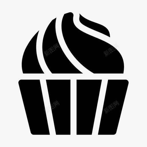 纸杯蛋糕甜点松饼图标svg_新图网 https://ixintu.com 2018年9月20日 松饼 甜点 糕点 纸杯蛋糕
