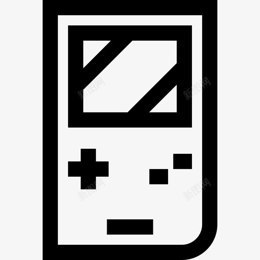 游戏机圣诞玩具8线性图标svg_新图网 https://ixintu.com 圣诞玩具8 游戏机 线性