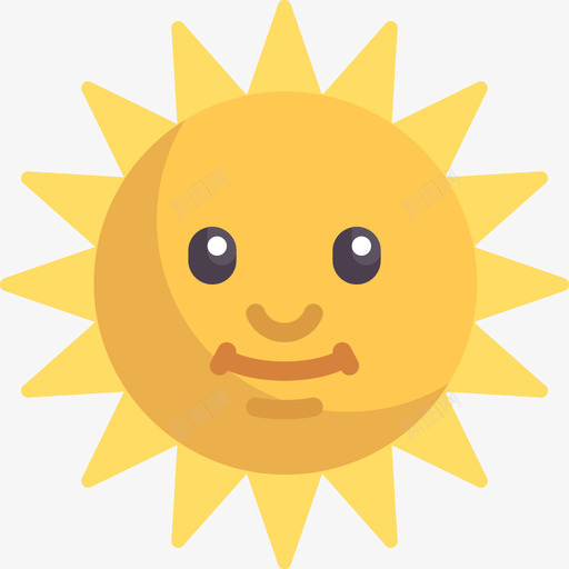 太阳动物和自然平坦图标svg_新图网 https://ixintu.com 动物和自然 太阳 平坦