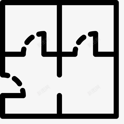 计算机辅助蓝图cad图标svg_新图网 https://ixintu.com cad 创建 布局 平面图 建筑线条图标 蓝图 计算机辅助设计