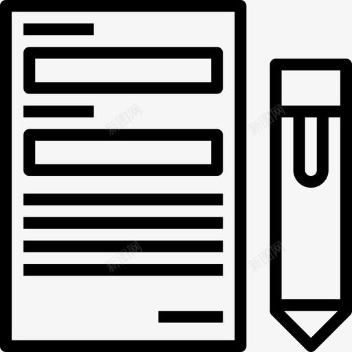 合同金融投资2线性图标svg_新图网 https://ixintu.com 合同 线性 金融投资2