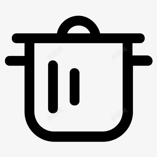 锅砂锅厨师图标svg_新图网 https://ixintu.com 厨师 平底锅 砂锅 锅 餐厅