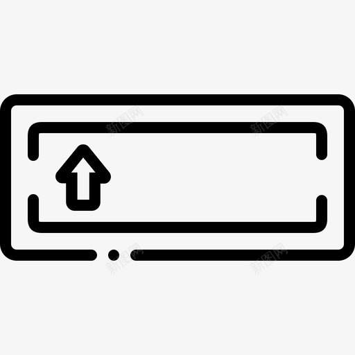 shift键按钮软件图标svg_新图网 https://ixintu.com shift键 按钮 软件