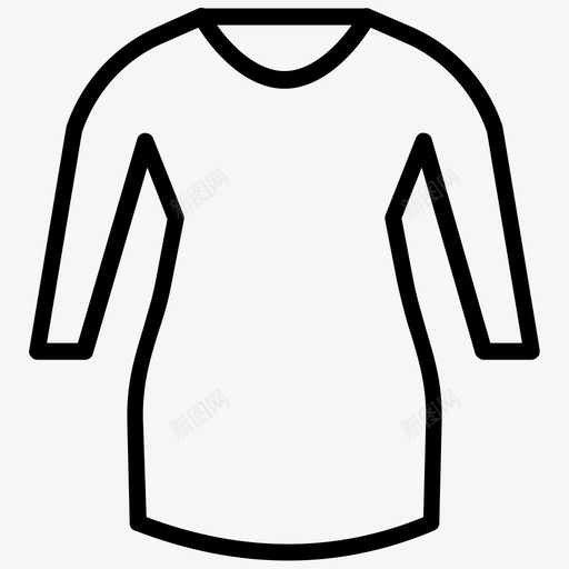 采购产品长袖衬衫长袖衬衫配件图标svg_新图网 https://ixintu.com 冬装 织物 衣服 配件 采购产品长袖衬衫 长外套 长袖衬衫